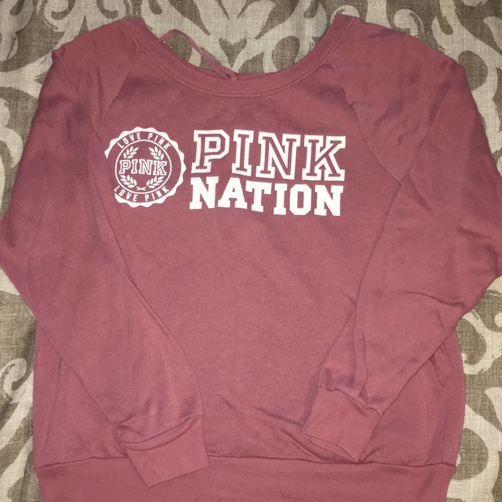 Pullover Pink Victorias Secret Sweatshirt